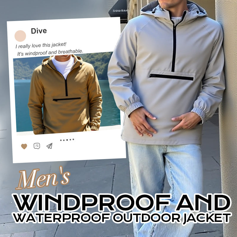 Alex™ | Veste d’extérieur imperméable et coupe-vent pour homme