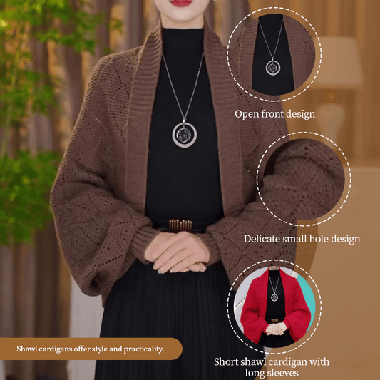 Kajo™ | Veste châle tricotée élégante
