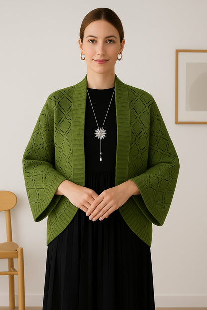 Kajo™ | Veste châle tricotée élégante